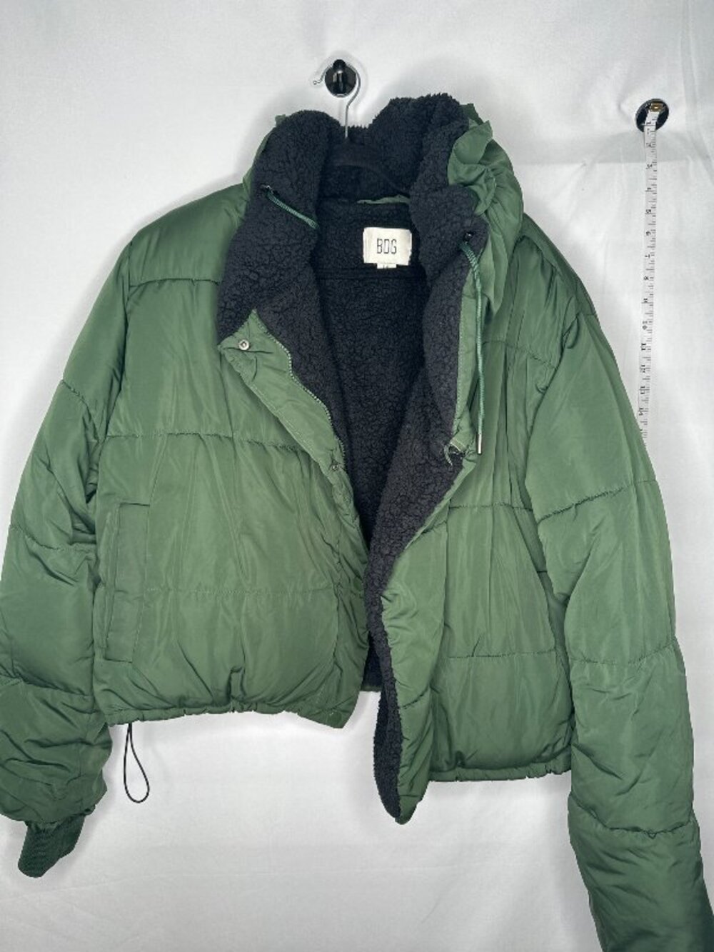 BDG urban outfitters Sherpa-Lined Puffer Jacket L Cozy Sherpa Streetwear